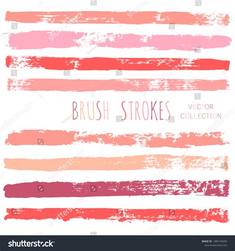 Makeup Swatches Beauty Cosmetics Nude Brush Stock Vector Royalty Free Shutterstock