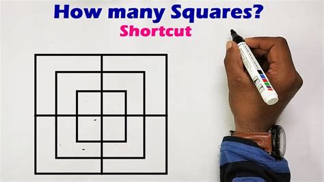 How Many Squares Counting Of Figures Analytical Reasoning