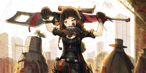 Anime Sniper Girl Wallpaper