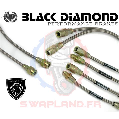 Durite Aviation Black Diamond Pour PEUGEOT 206 Swapland