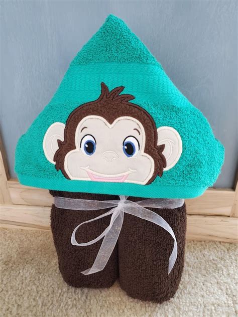 Monkey Hooded Towel Hooded Towel Beach Towel Kids Hooded Towel