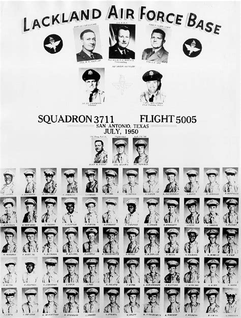 1950 59 Lackland Afb Tx 1950 Lackland Afb Squadron 3711 Flight 5005 The Military Yearbook