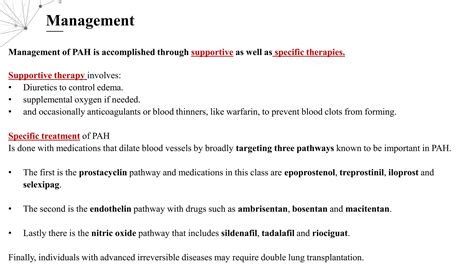 Pulmonary Arterial Hypertension Pah Pptx