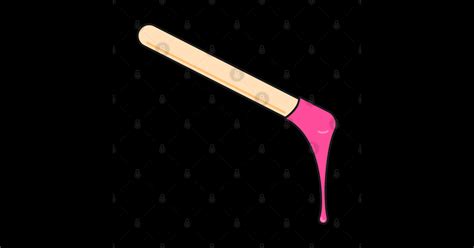 Hot Wax Dripping Off Waxing Stick Esthetician Sticker Teepublic