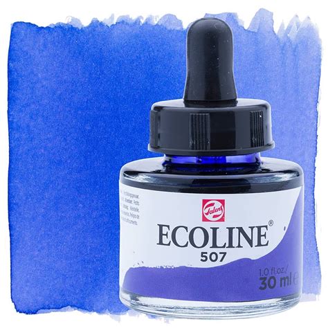 Ecoline Liquid Watercolor Ultramarine Violet 30ml Pipette Jar Jerry