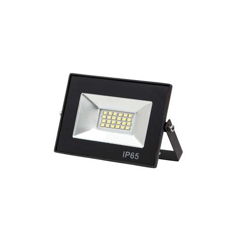 Projecteur LED carré modèle TUMUT IP65 Noir INTERLUSA