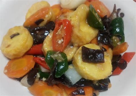 Resep Tumis Tofu Wortel Jamur Kuping Oleh Tommy Wiriadi Putra Cookpad