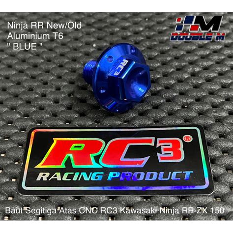 Jual Baut Segitiga Atas Komstir RC3 Aluminium CNC Kawasaki Ninja RR R