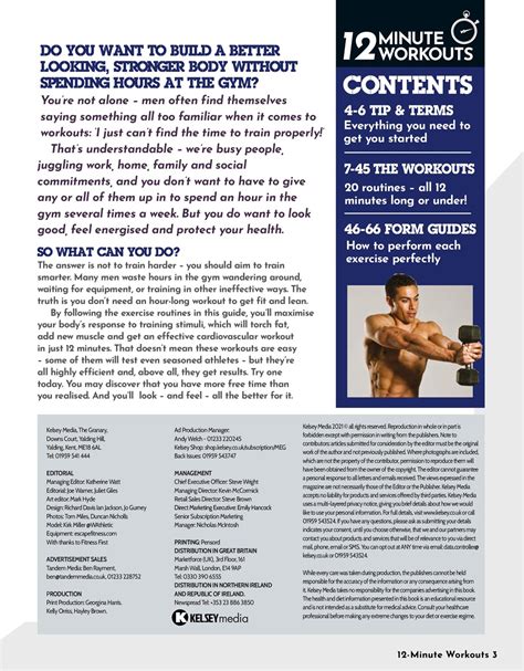 Mens Fitness Guides Magazine Issue 10 Back Issue