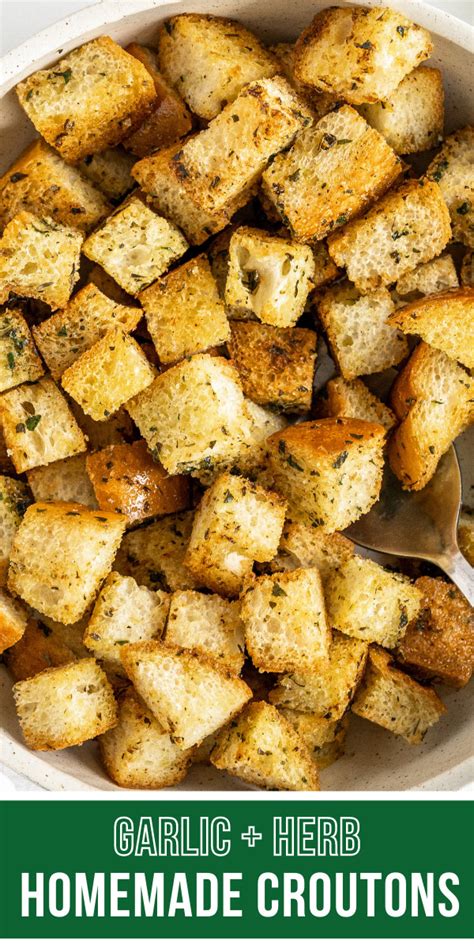 Homemade Croutons Recipe The Novice Chef