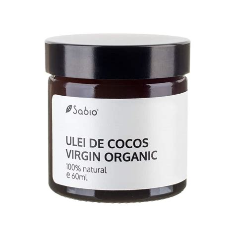 Ulei De Cocos Virgin Organic 60ml Sabio Dr Max Farmacie