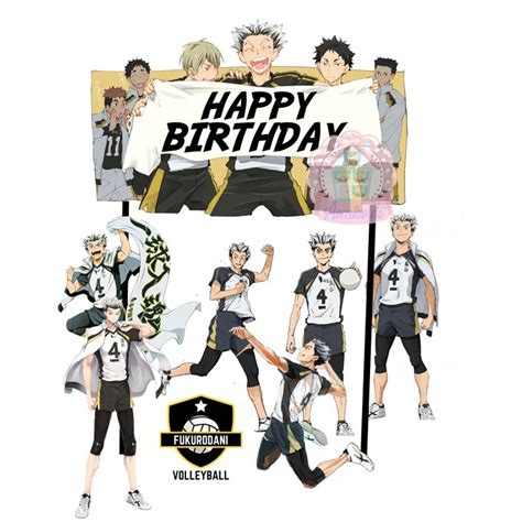 Jual Bokuto Haikyuu Cake Topper Indonesiashopee Indonesia