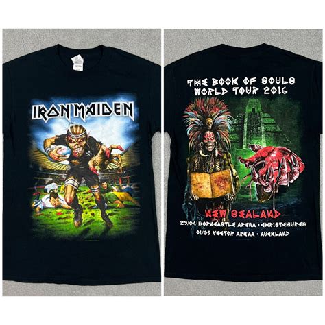 Iron Maiden The Book Of Souls World Tour 2016 Shirt M Gem