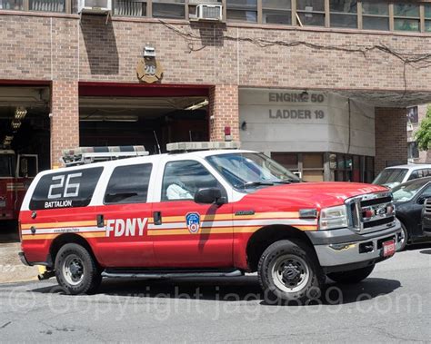 Fdny Battalion Fire Chief Vehicle Morrisania Bronx New York City