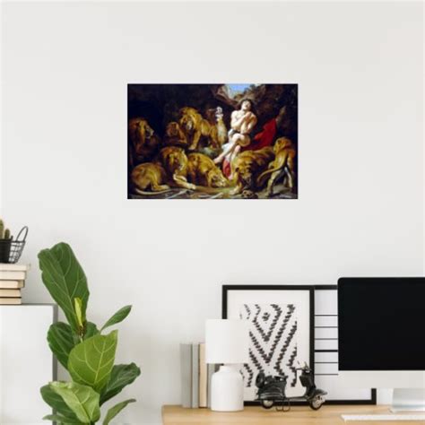 Sir Peter Paul Rubens Daniel in the Lions' Den Poster | Zazzle