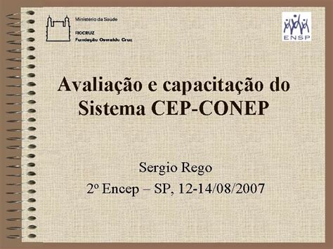 Avaliao E Capacitao Do Sistema Cepconep Sergio Rego