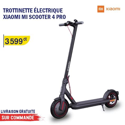 Trottinette Lectrique Xiaomi Mi Electric Scooter Pro Noir