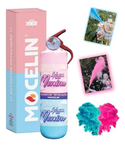 Extintor Ch Revela O Azul Rosa Menino Menina Mocelin G Frete Gr Tis