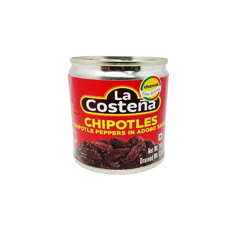 La Costena Chipotle Peppers In Adobo Sauce 199g Reddotgreendot