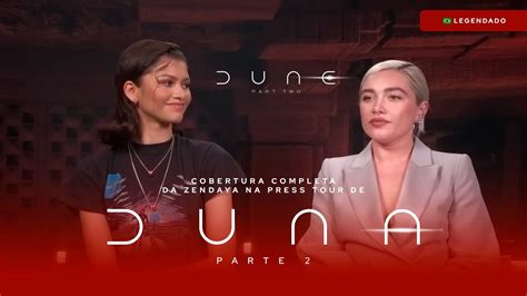 LEGENDADO PT BR Zendaya fala sobre a evolução e conflitos de Chani em