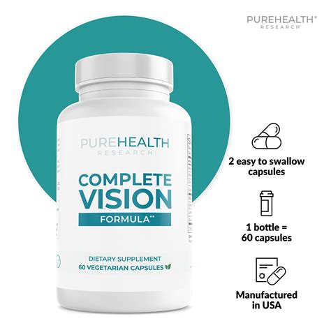 Complete Vision Formula Eye And Vision Health Support With Lutein