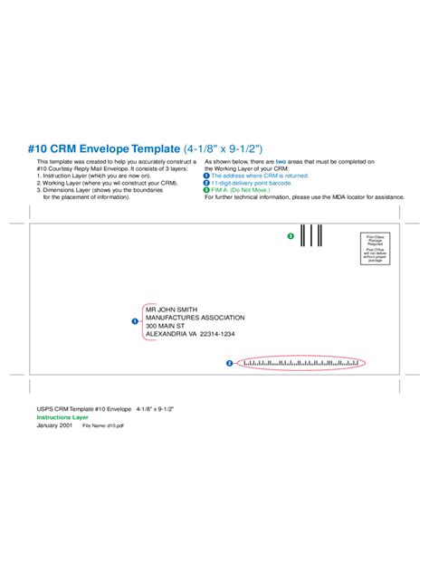 Envelope Address Template - 2 Free Templates in PDF, Word, Excel Download