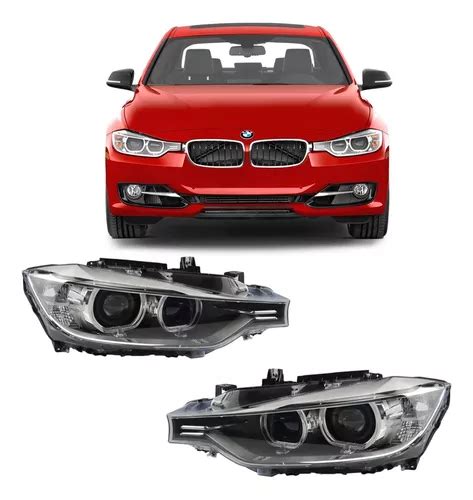 Par Farol Xenon Led Angel Eyes Bmw F30 320i 328i 2013 2015