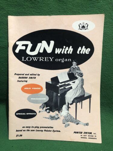 Vintage Fun With The Lowrey Organ Sheet Music Easy To Play