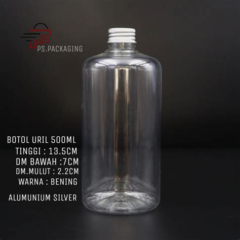 Jual Botol Ulir Ml Natural Pet Botol Plastik Botol Minuman Tutup