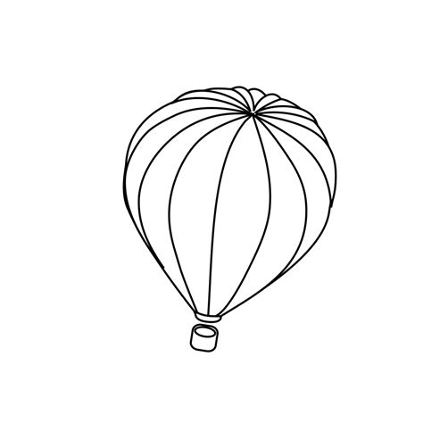 Hot Air Balloon Outline Svg Clip Arts Download Download Clip Art Png