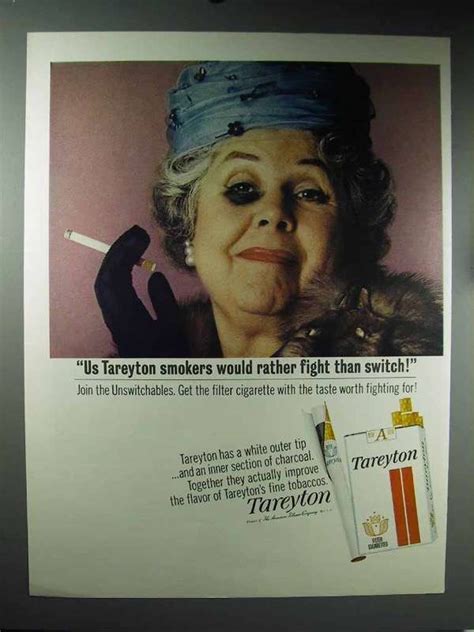 1965 Tareyton Cigarettes Ad Rather Fight Than Switch 1960 69