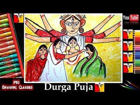 Discover More Than 74 Durga Puja Easy Drawing Best Xkldase Edu Vn