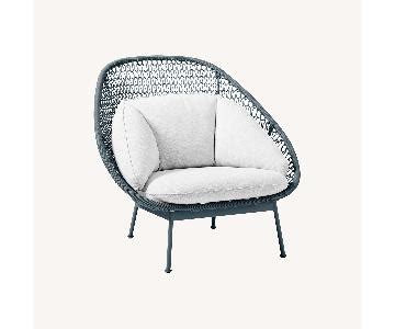 West Elm Paradise Outdoor Lounge Chair - AptDeco