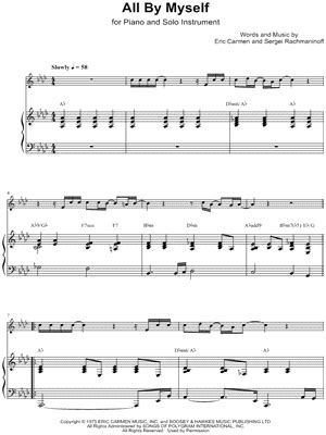 All By Myself Sheet Music Arrangements Available Instantly