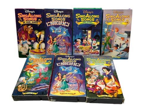 Disney Sing Along Songs Vhs B Nder Weihnachten Heigh Ho Schneewei