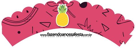 Saias Wrappers Para Cupcakes Flamingo Tropical Kit Festa Fazendo A