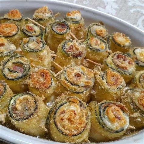 Mina e le sue bontà on Instagram INVOLTINI di ZUCCHINE con SPECK e