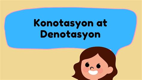 Konotasyon At Denotasyon WikiFilipino YouTube