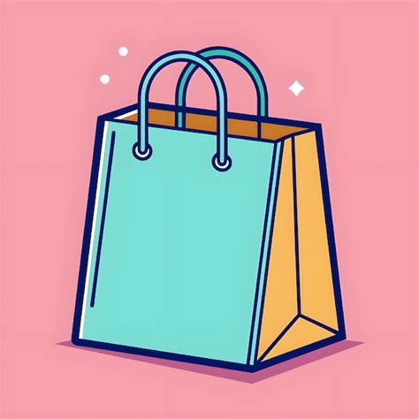 Premium Vector Paper Bag For Shopping Vector