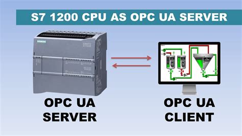 S7 1200 CPU AS OPC UA SERVER YouTube