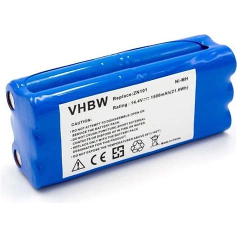 Vhbw Nimh Batterie Mah Pour Robot Aspirateur Dirt Devil M