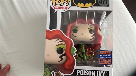 Poison Ivy Funko Pop Wondrous Convention Limited Edition Youtube