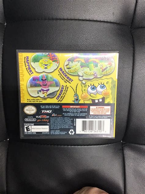 Spongebob Truth Or Square Nintendo Ds Complete Cib 785138363103 Ebay