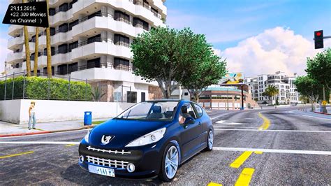 Peugeot 207 Gta V Mod Enb 27k 1440p Review Youtube