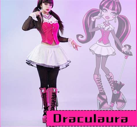 Monster High Draculaura Cosplay Costume Killer Lookz Halloween