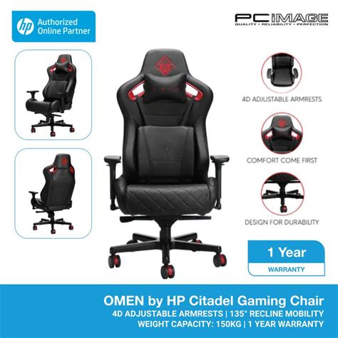 Hp Omen Citadel Gaming Chair Ergonomic Gaming Chair Ky Aa Shopee