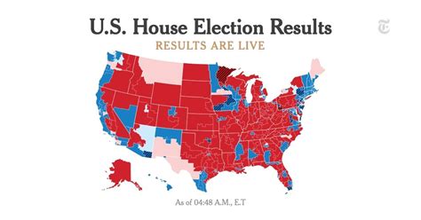 Live U S House Election Results The New York Times