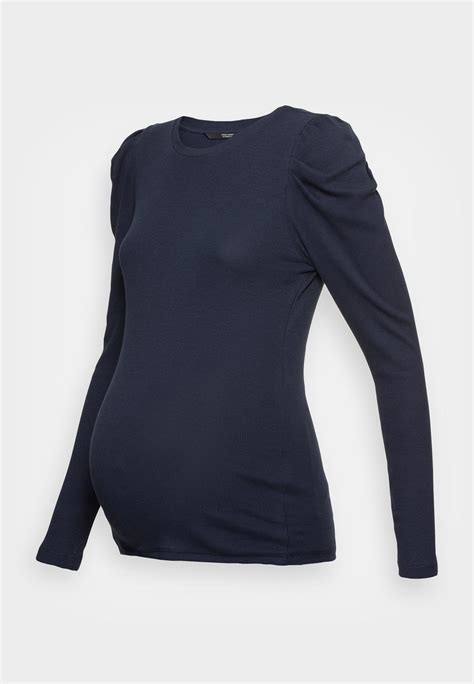 Vero Moda Maternity Vmmnatasha Puff Långärmad Tröja Navy Blazer