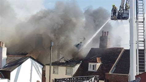 Harwich Pub Blaze Tackled By Firefighters Bbc News