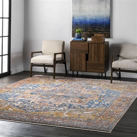 nuLOOM Ethel Medallion Fringe Area Rug or Runner - Walmart.com ...